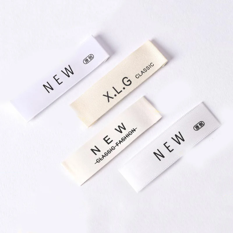 

Custom Personalize Polyester cotton Labels Clothing Private Brand Tag Handmade Label Soft Cotton Brand Name Labels