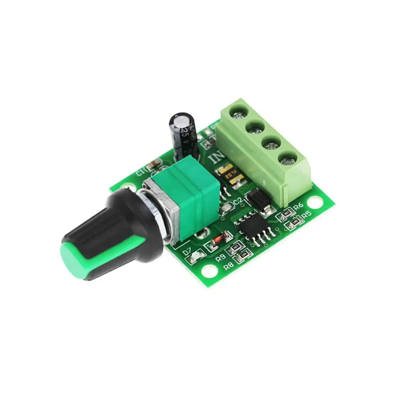 Mini DC PWM Motor Speed Controller 2.2-12V 2A Adjustable Speed Regulator Module - view 3