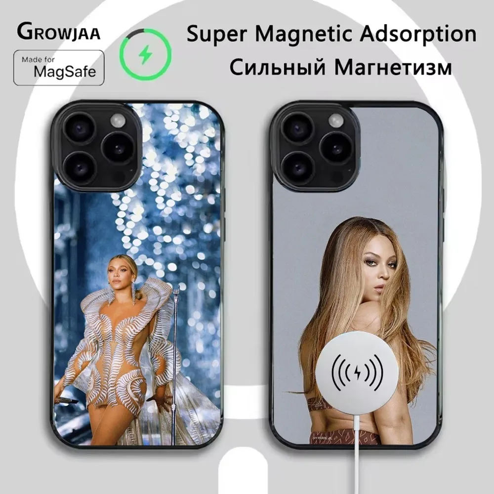 

Hot Singer B-Beyonce Phone Case For iPhone 16e,16,15,14,13,12,11,Plus,Pro,Max,Mini Magsafe Magnetic Wireless Charging