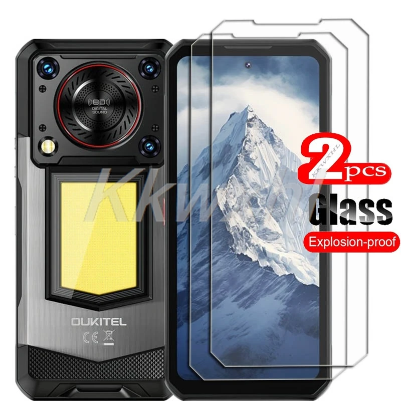 2PCS 9H HD FOR Oukitel WP56 6.8" Tempered Glass Cover ON OukitelWP56 Screen Protector Transparent Film