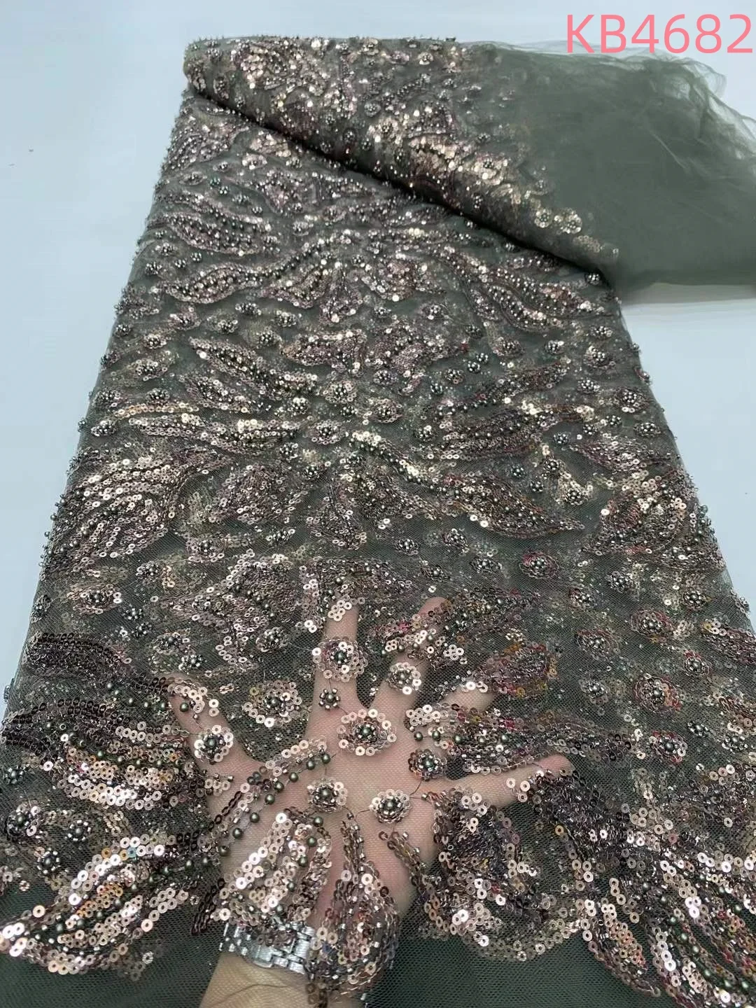 2025 luxo africano tecidos de luxo tecido renda vermelha luxuoso vestidos de noite femininos branco tecido renda nupcial para vestido de casamento