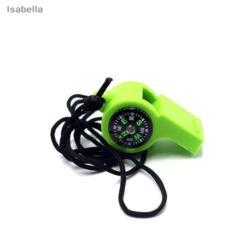 💕Outdoor Exploration 2-in-1 MultiFunction Whistle,Survival Whistle,Compass,School Activity Multi-Function Plastic Whistle