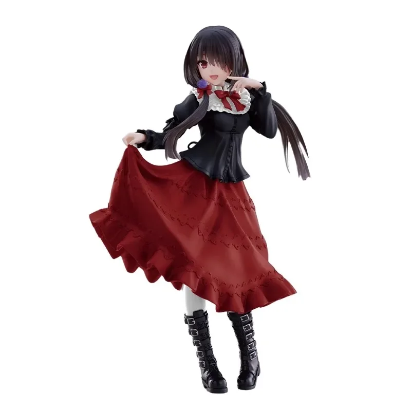 DATE A LIVE TAiTO 2024 Tokisaki Kurumi Nightmare plain clothes Original genuine PVC Anime Model Toys Figure Collection Doll Gift