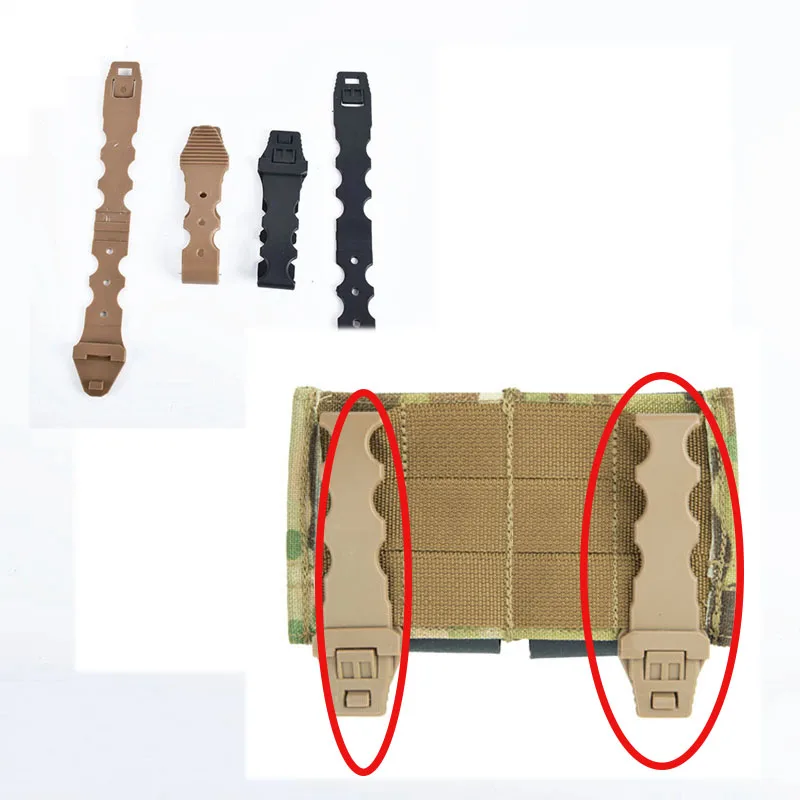 Nylon Insert Cache Strip Tactical Vest Magazine Bags Accessories Sub-Package 2Pcs/set