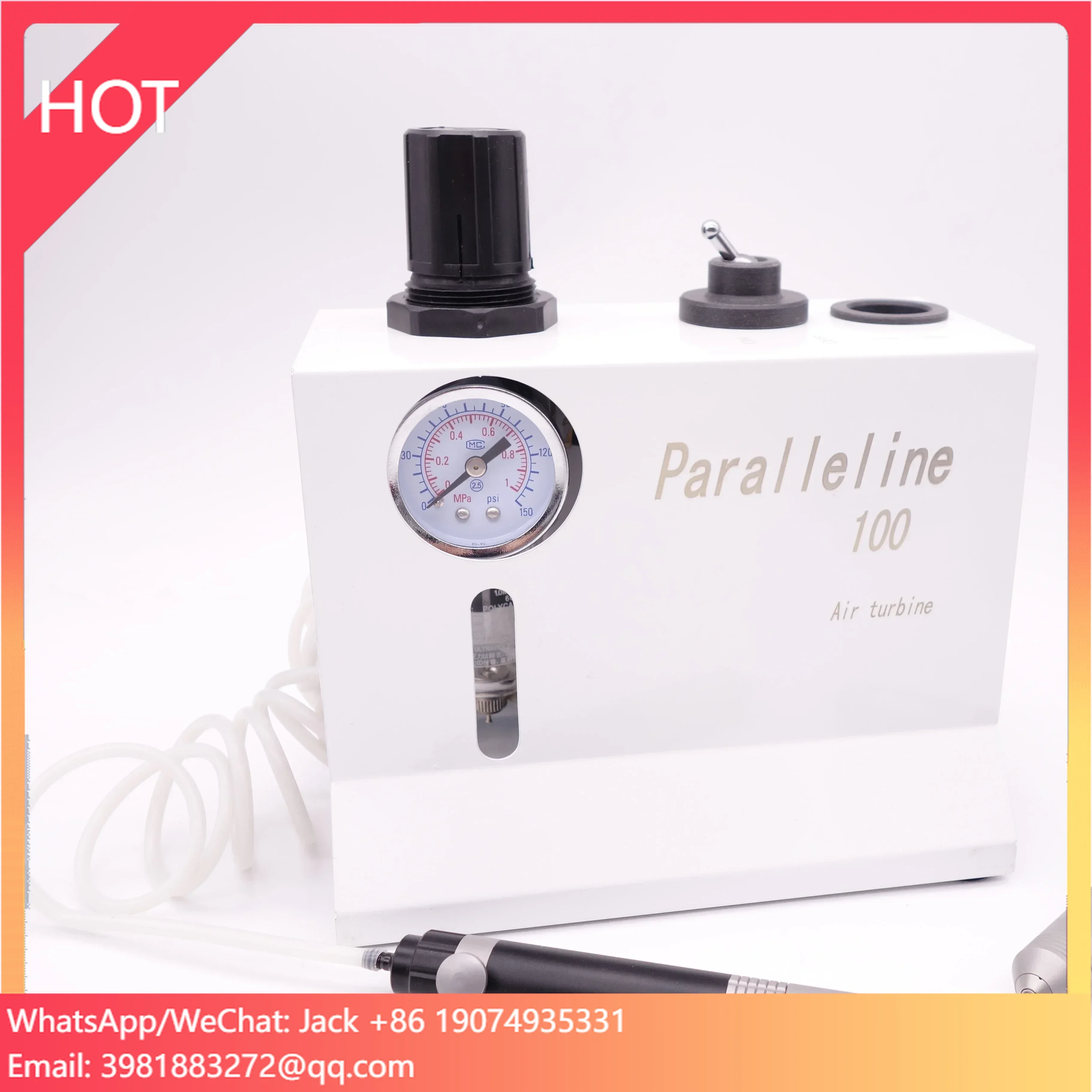 

Denta Laboratory Highspeed Air Turbine Micromotor With Straight Handpiece Polishing Machine