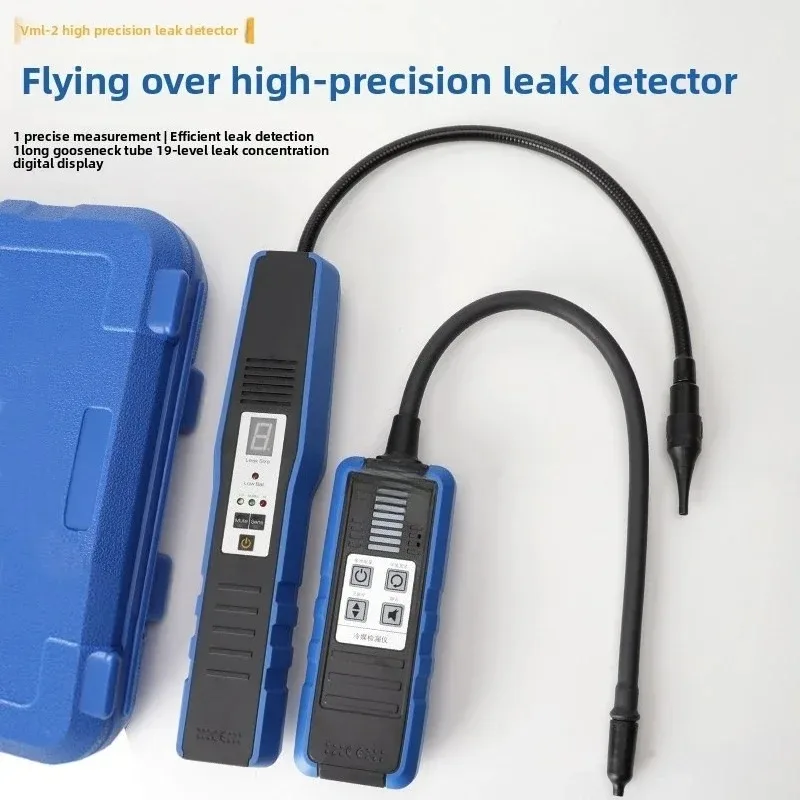 

Новый электронный детектор утечек VML-1. Перезаряжаемый. Это галогенный детектор утечек для обнаружения утечек R410. Галогенный детектор утечек.