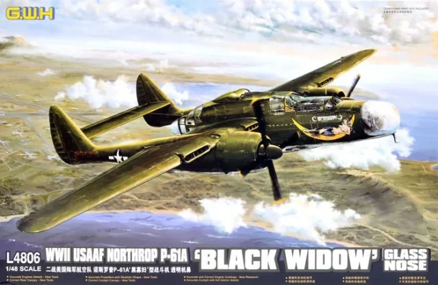 Great Wall modelo hobby montagem Kit de aeronaves L4806 US Air Force P-61A "veúva negra" lutador escala 1/48