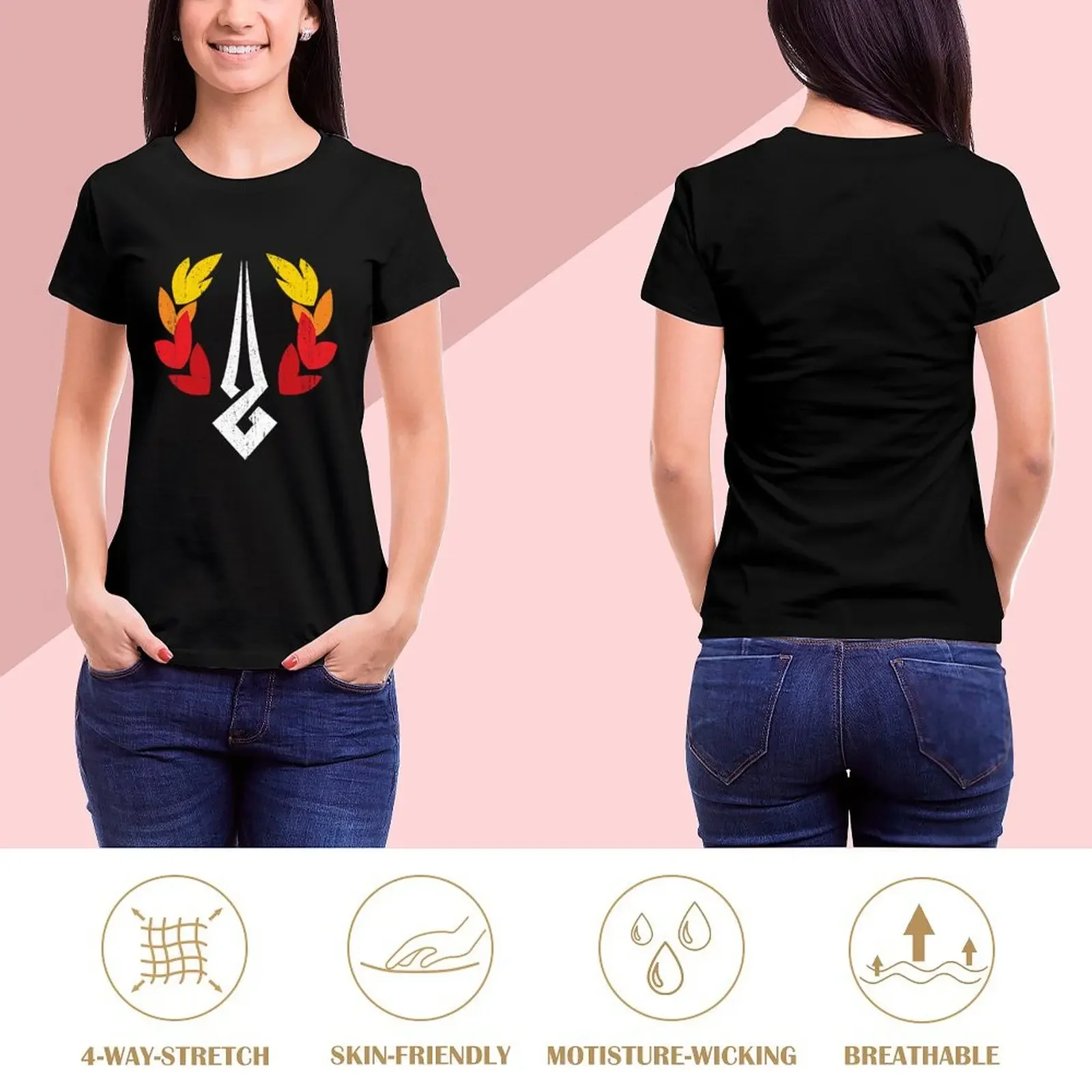 Hades Symbol T-Shirt plus size tops tees shirts graphic tees workout t shirts for Women