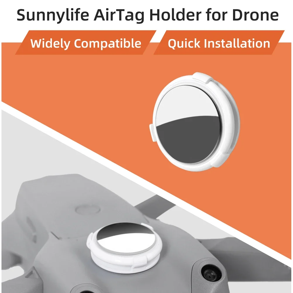 Drone Holder Locator Tracker Bracket Mount Buckle for Apple AirTag DJI FPV Air 2S Mavic Air 2 Mavic Mini 2 Phantom FIMI X8