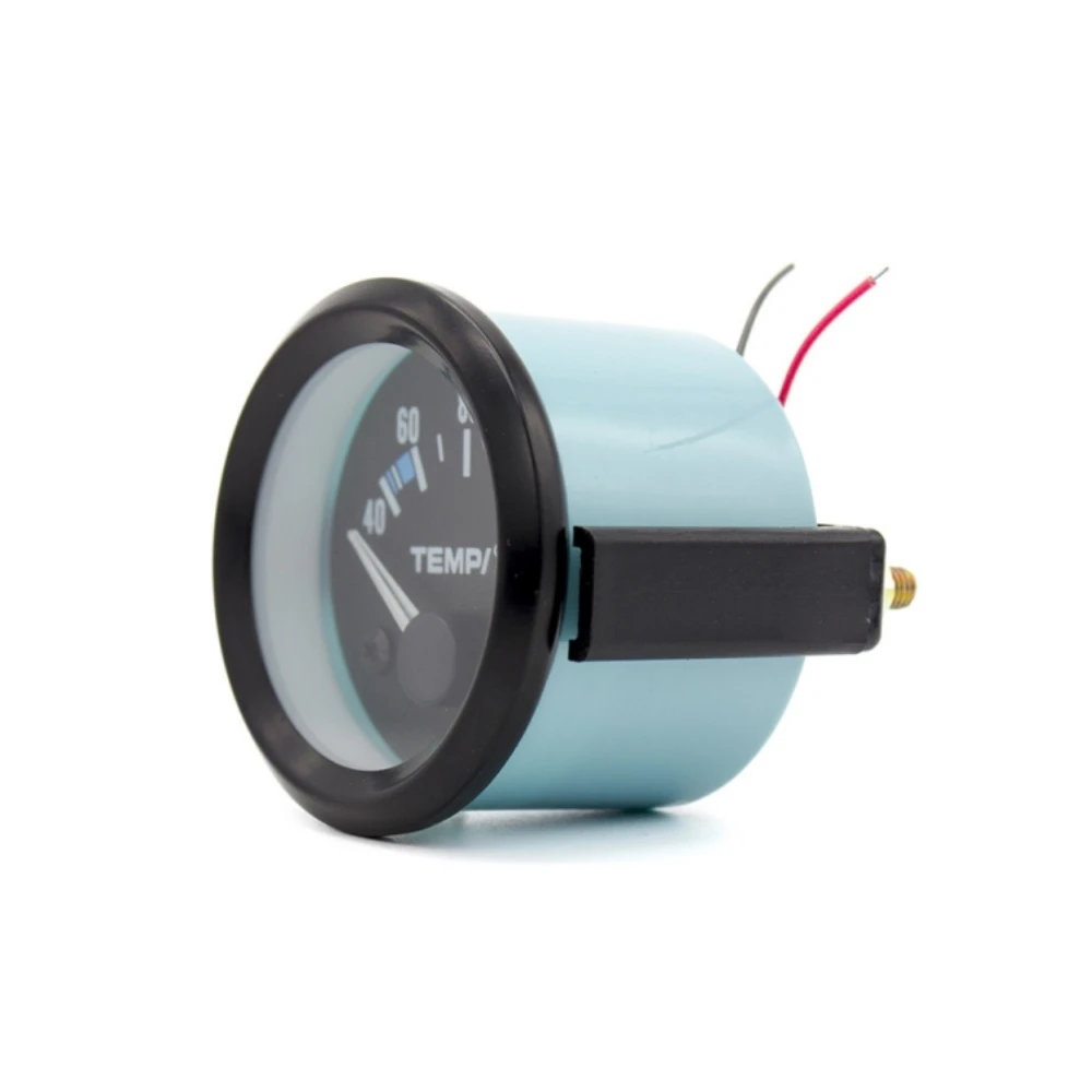 52mm Automobile Car Gauge Water Temp Oil Temp Oil Press  Voltmeter Fuel Level Gauge Black Shell for 12V Cars Universal view 2