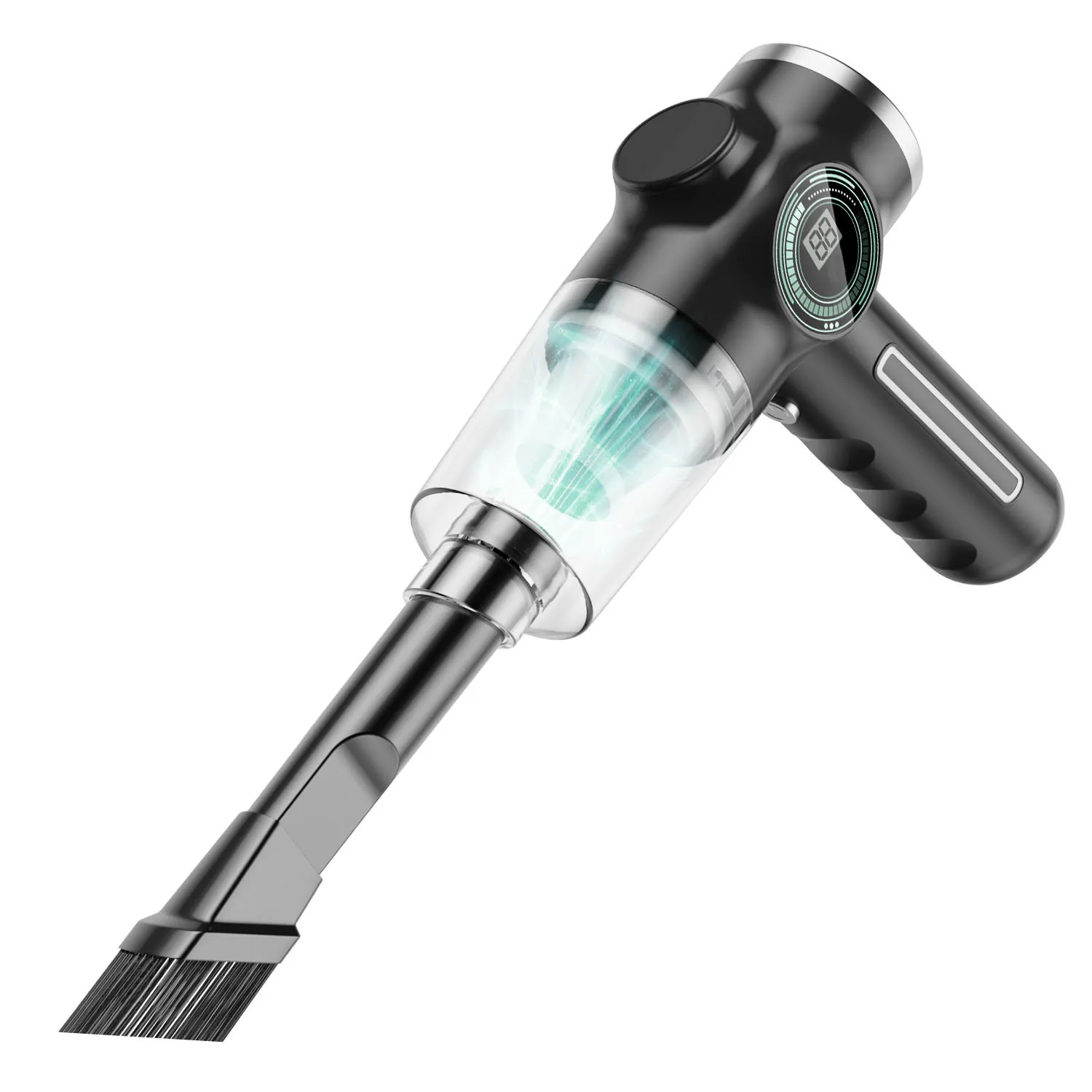 Cordless Handheld Car Vacuum Cleaner with Digital Battery Display, 120W Portable Rechargeable Vacuum for Car Interior Home Pet
