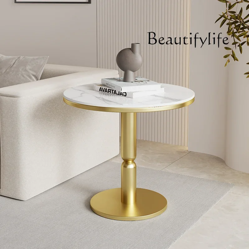 BN Marble Centerpiece Coffee Table Black Designer Round Modern Coffe decoración hogar decoración hogar