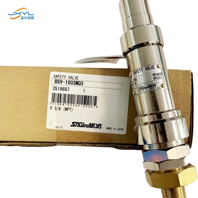 Lugong Safety Valve BSV-1003MQ3 Authorized Distributor For Industrial Air And Inert Gas Compression Equipment