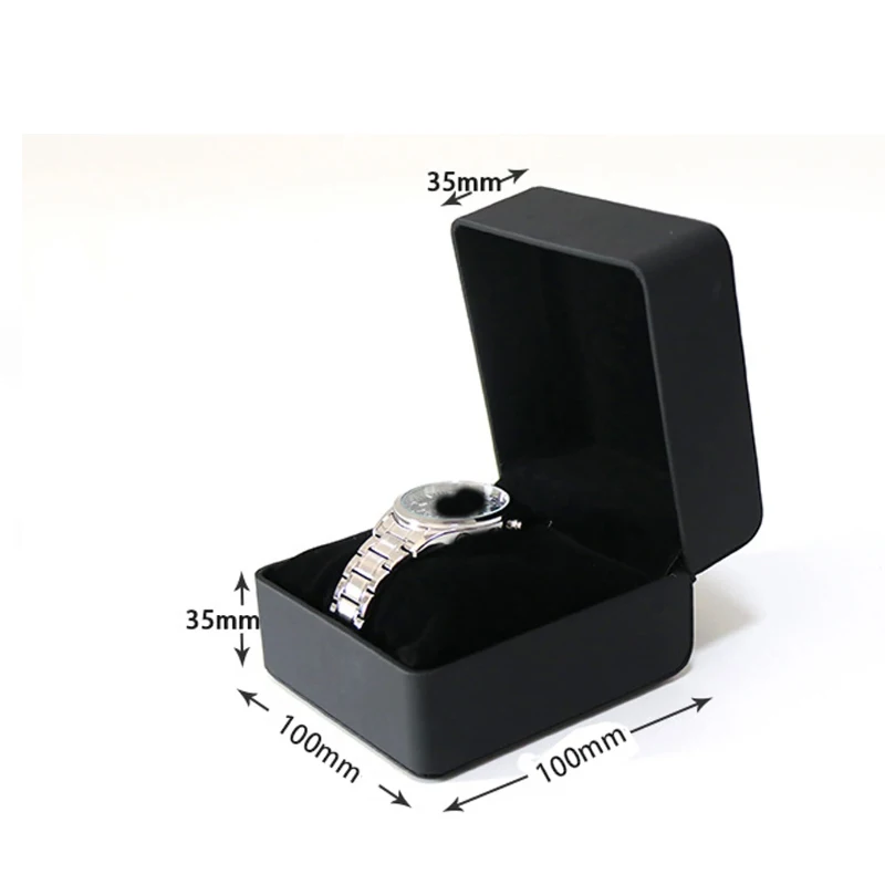 1PCS Single Watch Gift Box With Pillow Pu Leather Wristwatch Display Case Organizer Watch Storage Gift Box