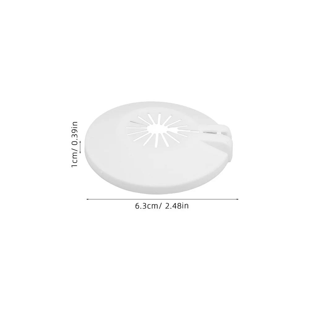 5 قطعة غطاء رأس رشاش الحريق توافق عالمي تركيب سريع تحسين جمالي تصميم بلاستيكي غير قابل للفصل