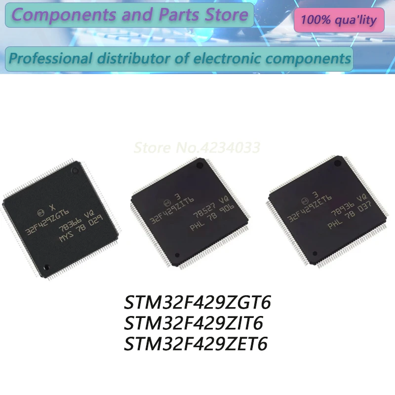 1PCS STM32F429ZGT6 STM32F429ZIT6 STM32F429ZET6 STM32F429  New Original Stock