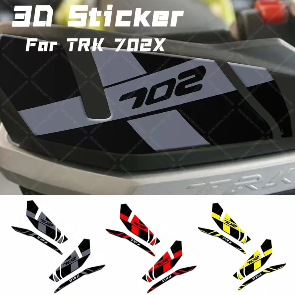 

Motorcycle Accessories Waterproof Protective Tank Pad Sticker 3D Epoxy Resin Protective Sticker For TRK 702X TRK702X