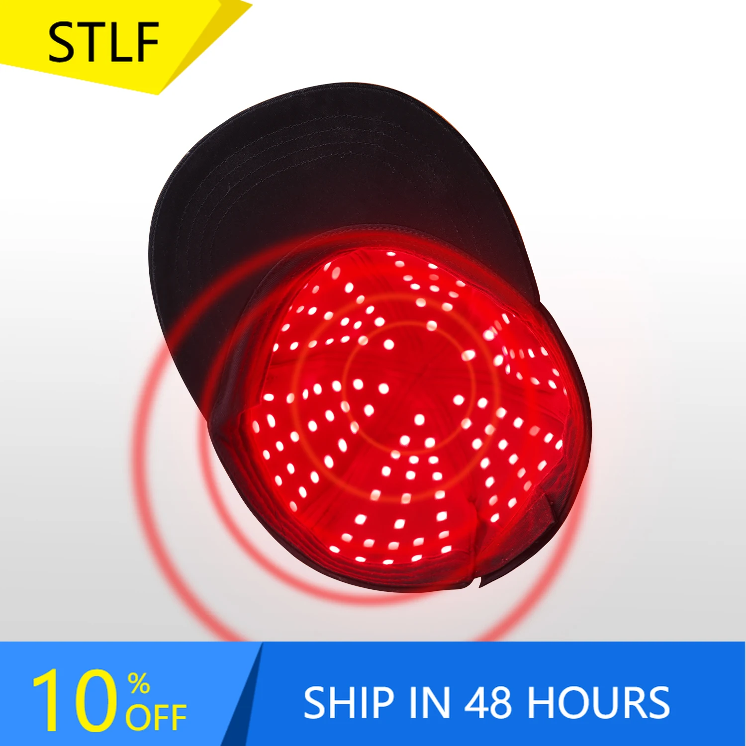 STLFIDEATHERAPY Rood licht infraroodhoed Geavanceerde controller Led rood lichtbehandeling Rood lichthoed voor haar