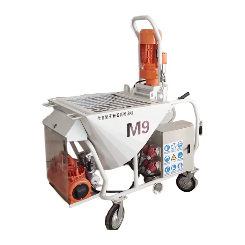 Full automatic gypsum spraying machine M6/M9 high quality wall plaster machine/plaster spray machine