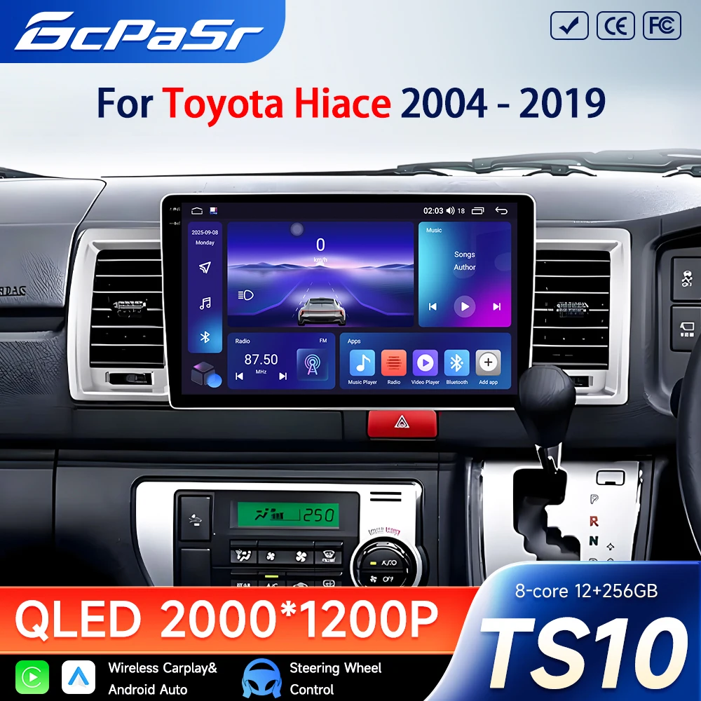 Car Dvd Player Bluetooth Steering Wheel - Android Auto dan Carplay untuk Toyota