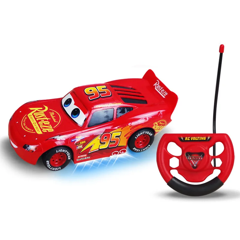 2023 Pixar Cars 3 Remote Control Electric Remote Control Toy Car Lightning Mcqueen Cartoon Car Sports Car Model Kids Toys Gifts