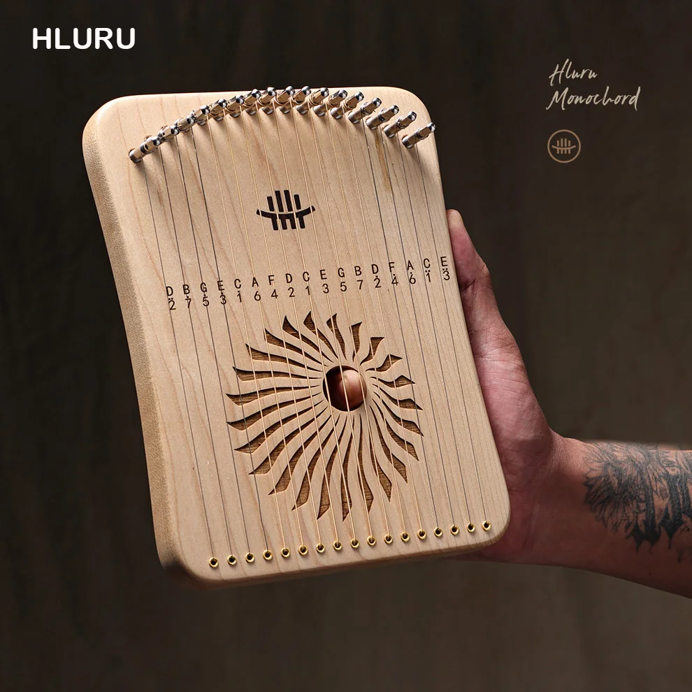 Hluru 31 Strings Fingerplay Lyre 17 Strings Harp Lyre Portable Harp 31 Strings Harp Lyre Piano Musical Beginner Instrument