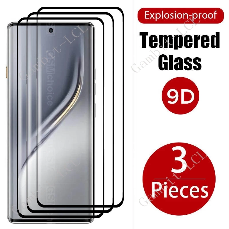 

3 шт., 9H 3D изогнутое закаленное стекло для Tecno Camon 40 Pro ON Camon40Pro Camon40 40Pro 4G 5G 6,78 дюйма, защитная пленка для экрана