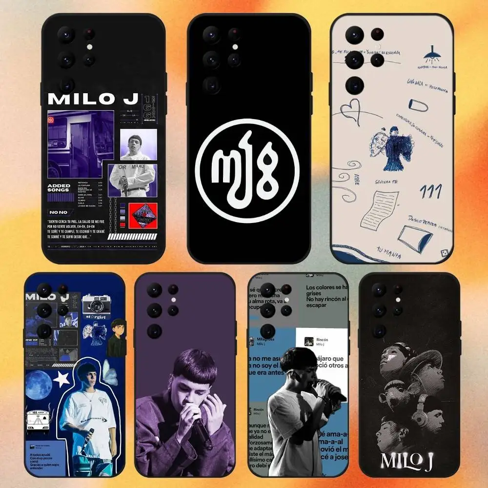

Milo J 166 Phone Case For Samsung S 25,24,23,22,30,21,10,9,Ultra,Plus,Lite,FE,4,5G Black Soft Case