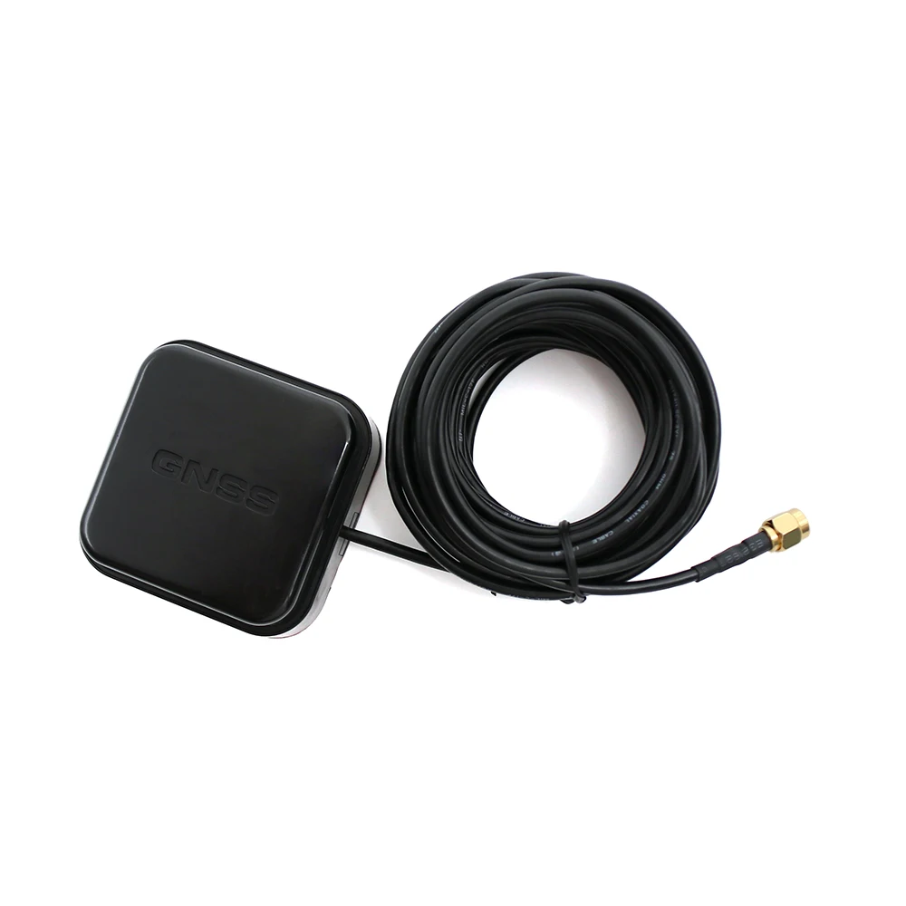 High-Accuracy GPS L1+L5 Dual-Band External Positioning Navigation Antenna High Gain 28dbi RG174 3m Cable SMA Male Connector