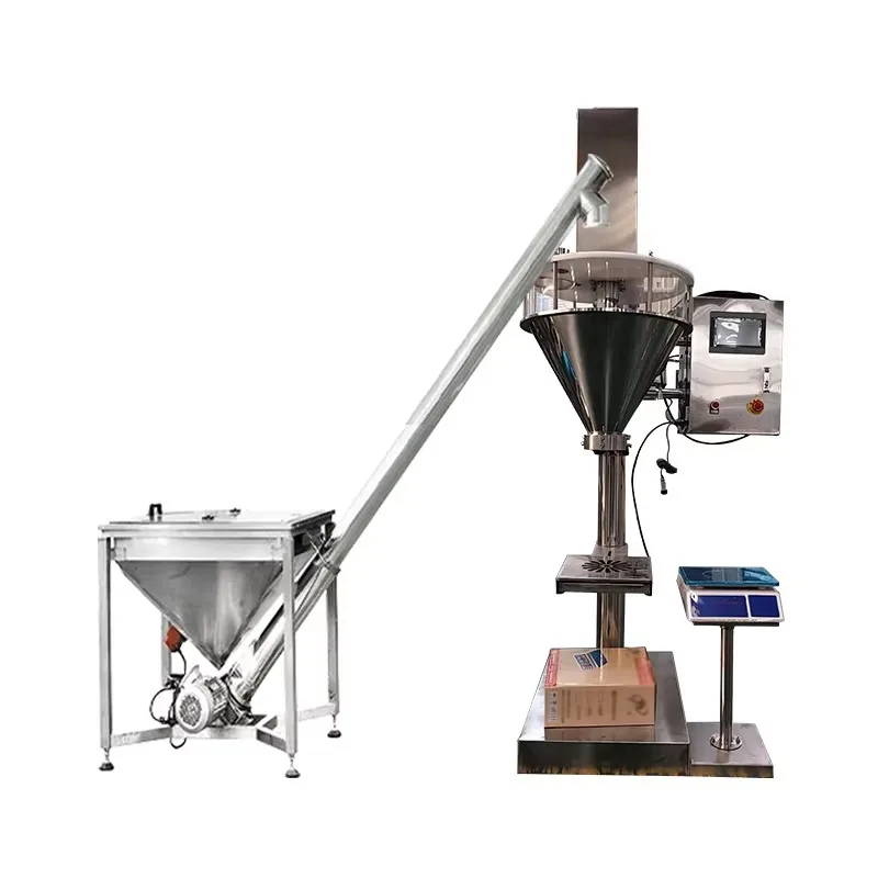 Inexpensive semi-automatic powder filling machine, quantitative weighing filling machine, packaging machinery
