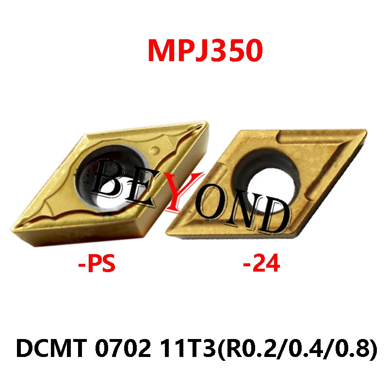 

DCMT070202-24 DCMT070204 DCMT11T302 DCMT11T304 DCMT11T308-PS MPJ350 Carbide Inserts For Stainless DCMT 11T304 070202 Original