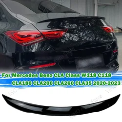 Car Rear Trunk Spoiler Wing Lip For Mercedes Benz CLA class C118 W118 X118 CLA180 CLA200 CLA220 CLA250 CLA35 CLA45 AMG 2019-2023