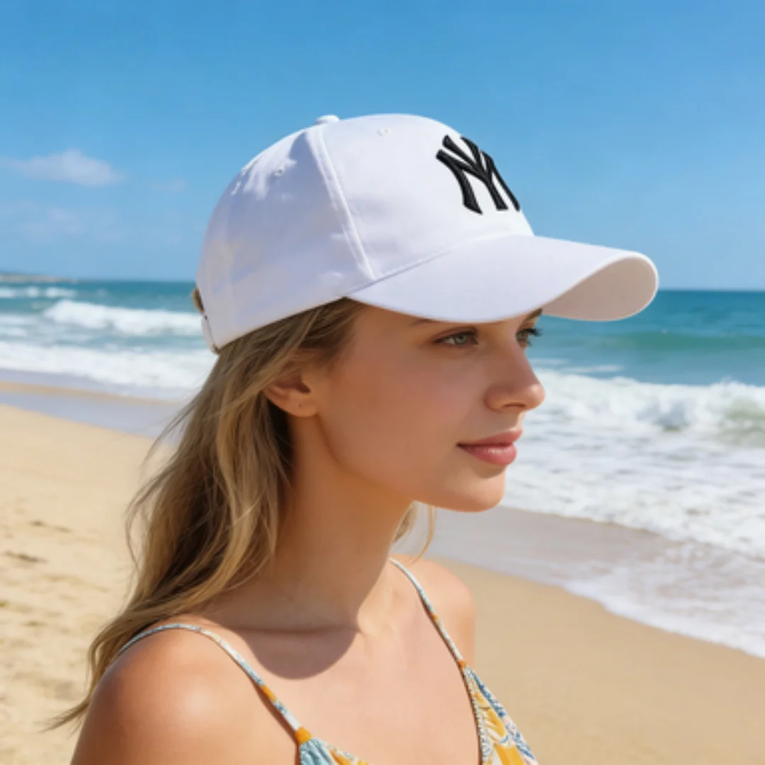 Unisex Baseballkappe mit NY-Buchstaben-Stickerei, Verstellbare Baumwoll-Dad-Mütze, Lässige Sonnenschutz-Schirmmütze für Männer und Frauen, Streetwear Sport – Detail 20
