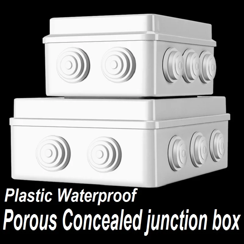 

Pre-embedded Waterproof Box Monitoring Equipment PVC Waterproof Plastic Porous Concealed Junction Box Electrical Enclosure Case