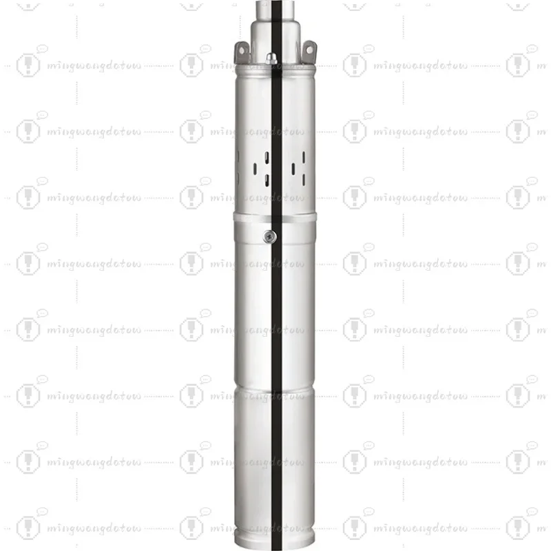 1 Inch Dc Brushless 48v 90 Head Stainless Steel Material Solar Deep Well Submersible Pump for Borehole Deep  Wells