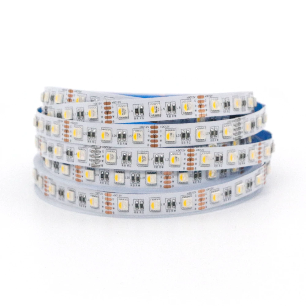 12V 24V SMD5050 RGBW RGBWW LED Strip RGB White RGB Warm White 4 Color in 1 LED Chip 60LED/M IP20 IP65 IP67 Waterproof LED Tape