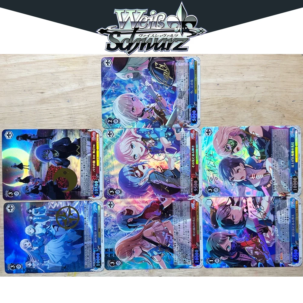 

BLBU WS карты MyGO Weiss Schwarz Card Tomori Takamatsu Sexy ACG Weib Game Signature Card Diy Anime Color Flash Коллекционные карты