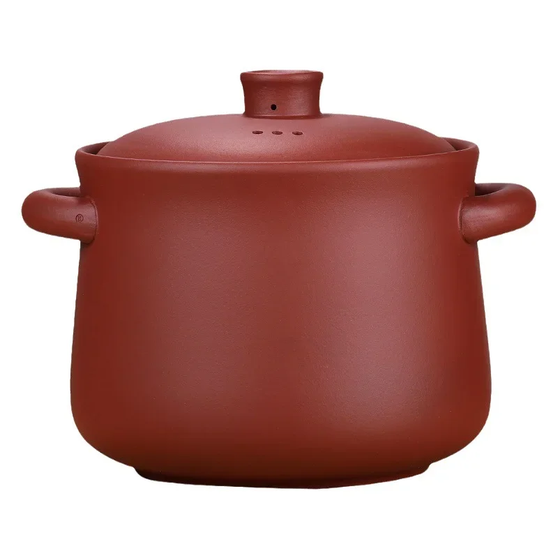 

New real purple sand stew pot cooking porridge old-fashioned open flame high temperature resistance uncoated