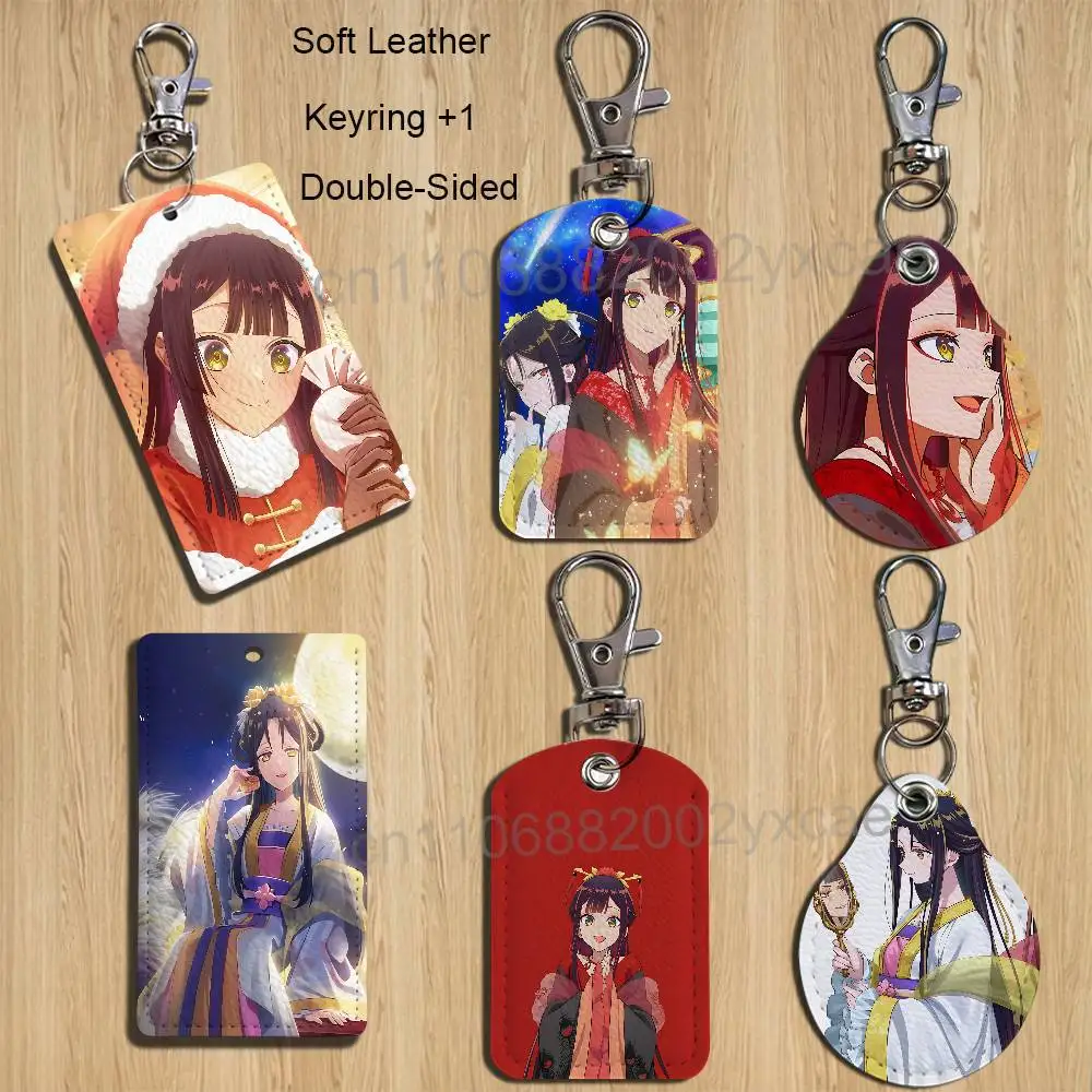 Butterfly Though I Am an Inept Villainess Holder For Bank Business Work Card Holder Student Card Case Bus Card Keychain
