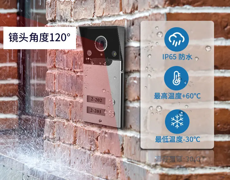 4.3Inch IPS Screen Tuya Remote Control WIFI Door Phone Intercom Visual Doorbell 120Degree Wide Angle Home Security Door Viewer