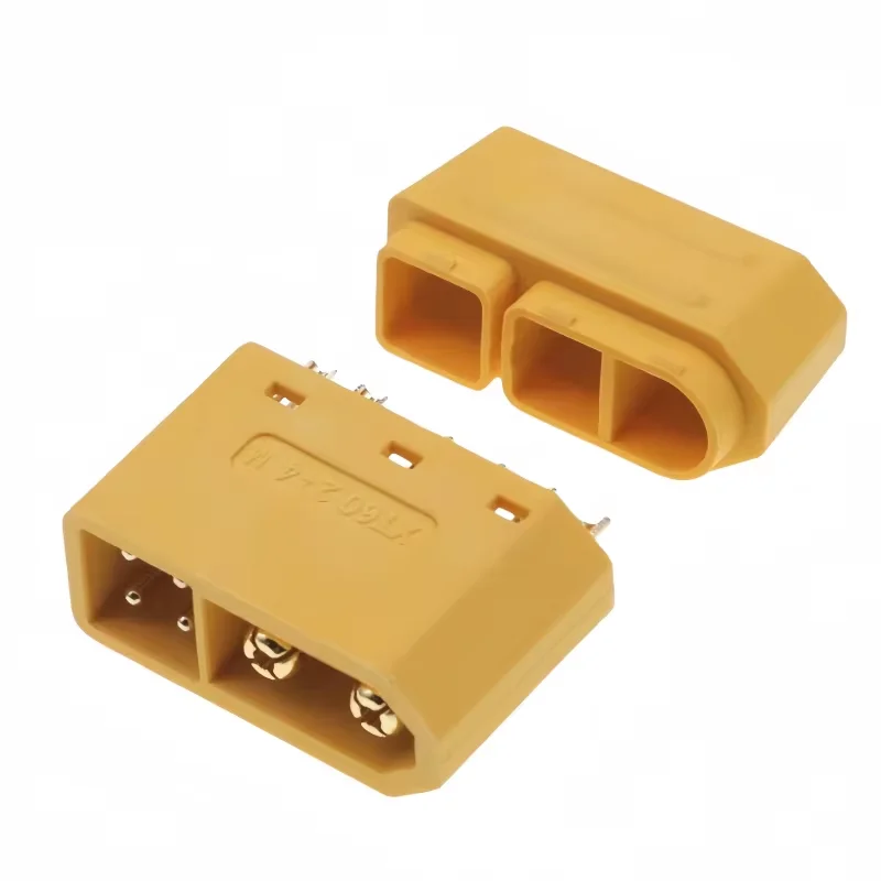 XT60(2+4) With Signal Pin Model Aircraft High Current Lithium Battery Plug Male Female 6Pin Welding Wire Connector With Sheath