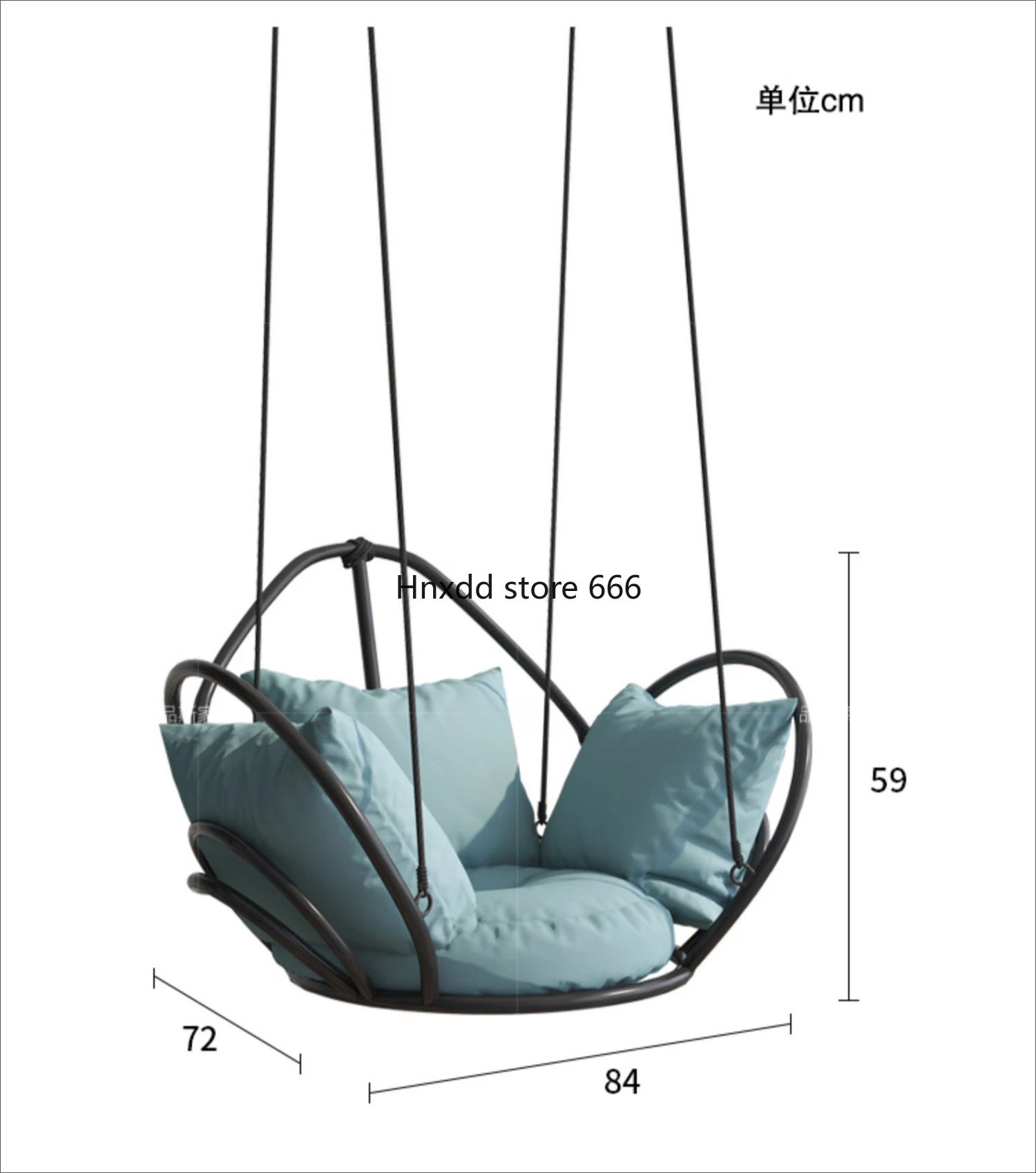 Hanging chair household lazy hammock balcony cradle chair