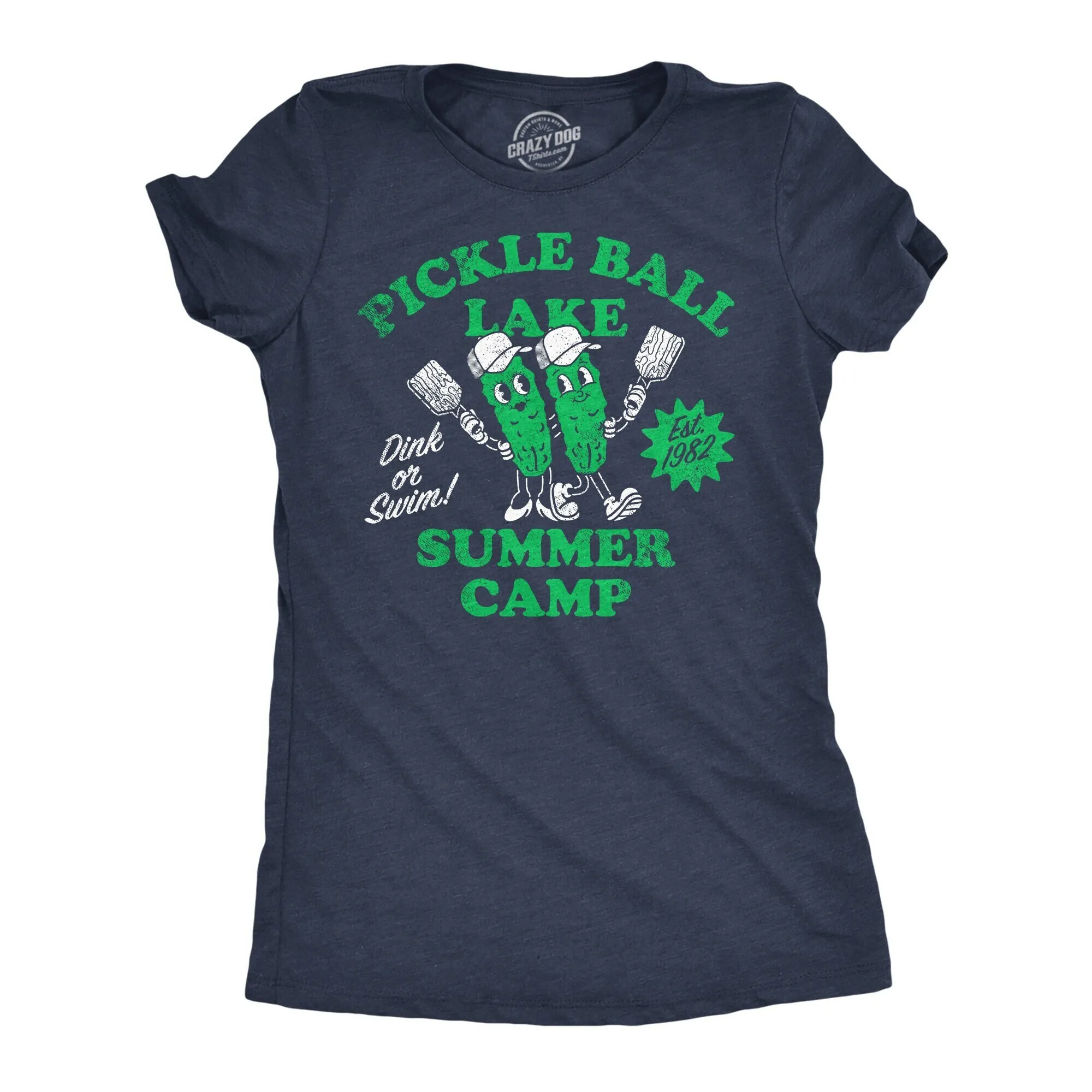 Camp Dink Counselor Pickleball T Shirt Funny Sports Lover S For Her