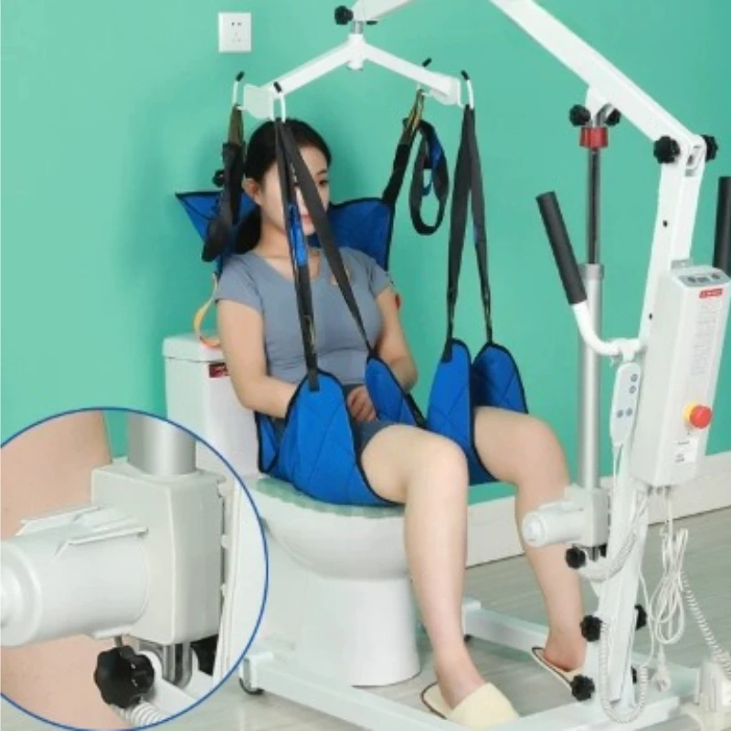 Electric Home Transfer Lifting Hoist, Household Body Moving Lift Aid for Limited Mobility Users