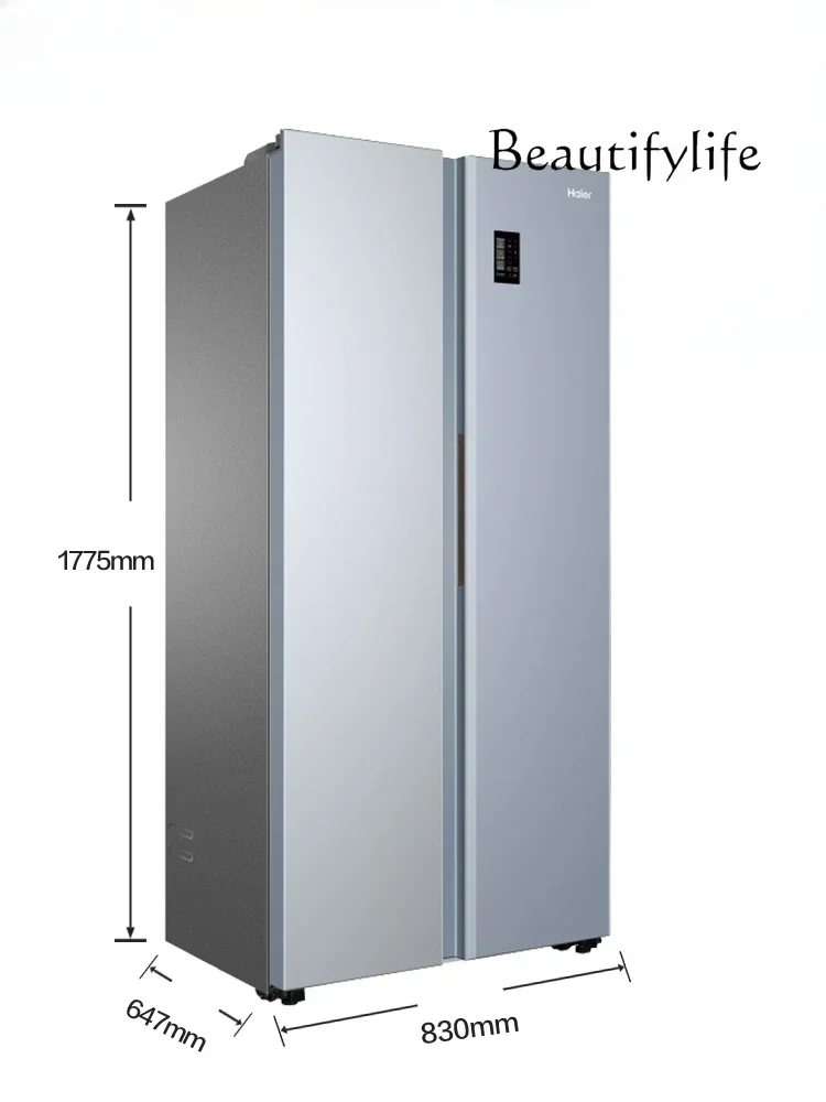 Refrigerator household large capacity 473L folio double door frequency conversion air cooling frost-free ultra-thin refrigerator