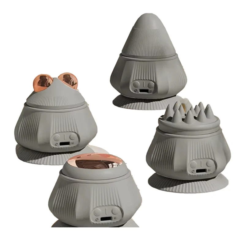 

A47F-USB Rechargeable Silicone Vibrating Massage Ball,Fitness Muscle Relaxation Massager For Waist, Back, Pain Relief