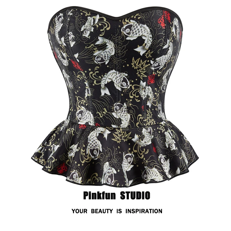 

Pinkfun сексуальный шикарный сладкий и пряный ретро-принт на бретельках Fibone Brtte майка верхняя одежда для женщин полиэстер летняя ...