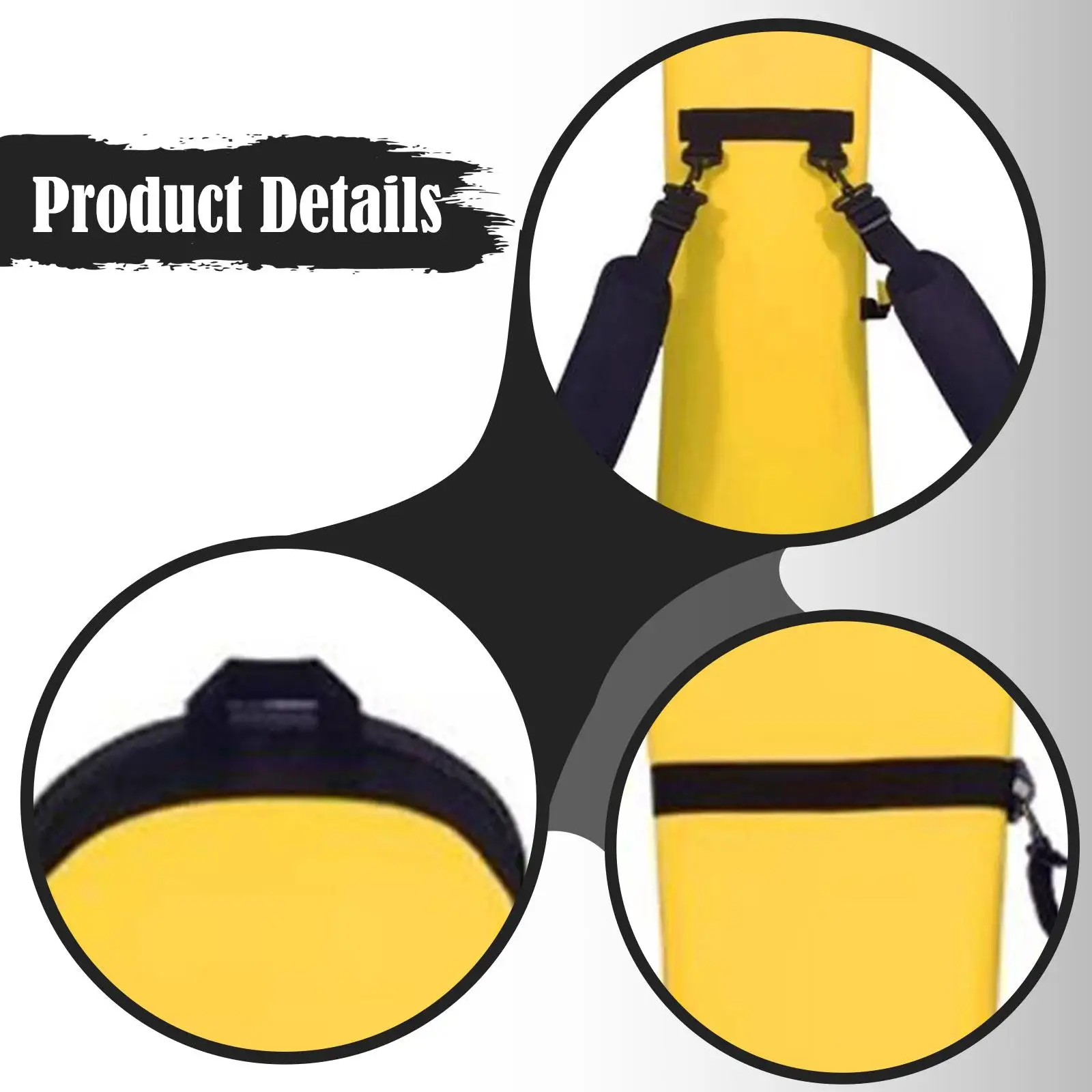 Snowboard Storage Bag Pouch Neoprene Protective Sleeve with Shoulder Strap for Winter Ski Travel Equipment