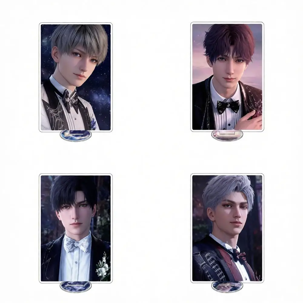 Acrylic Stand High Beauty Love and Deepspace Standee Cosplay Figures Sylus Rafayel Xavier Zayne Plaque Ornament Christmas Gifts