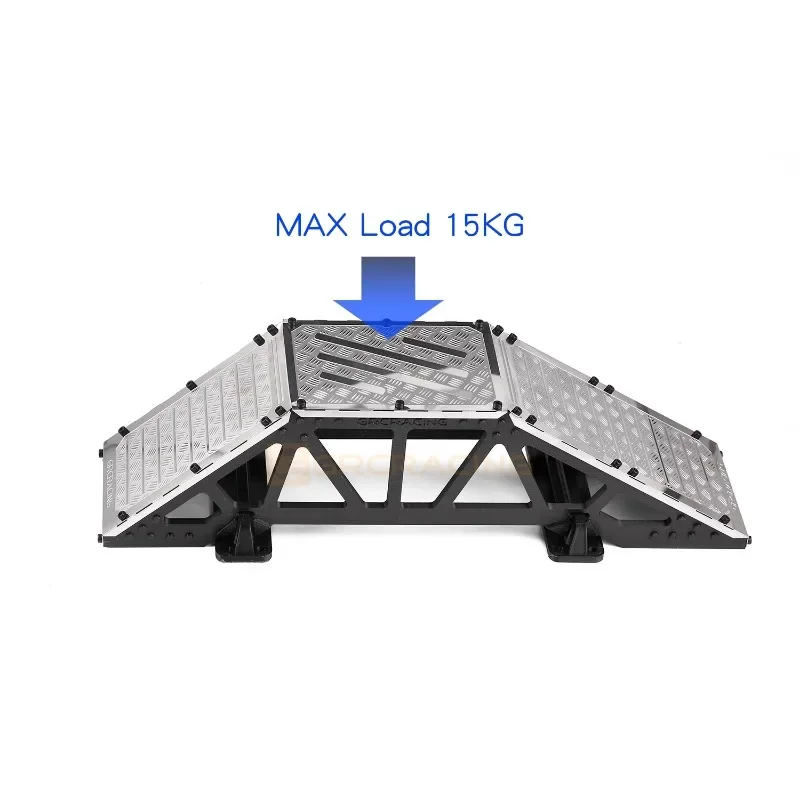 1pcs Metalen Simulatie enkelzijdige Brug voor 1/10 RC Crawler Auto Traxxas TRX4 Defender AXIALE SCX10 RC4WD RTG KM Accessoires